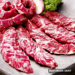 Beef INSIDE SKIRT Wagyu TOKUSEN marbling <=5 AGED (price/pc 800g) CHILLED PREORDER 3-7 days notice